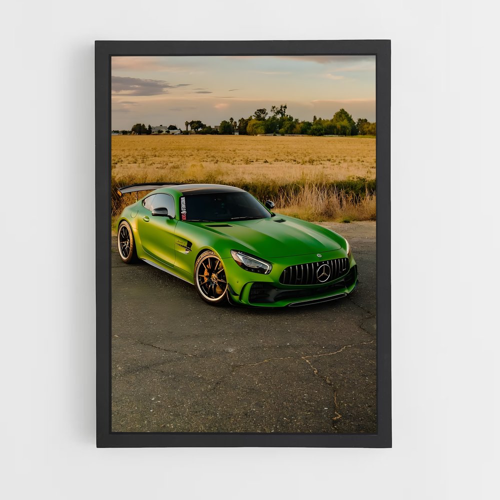 Poster Amg gt r sophistiqué – affiche Mercedes (vue 2)